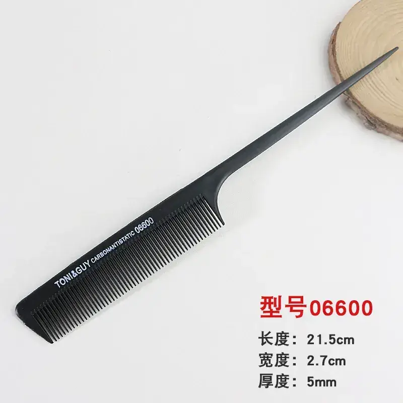 Pointed Carbon Fiber Hair Comb Professional Use - Image 5