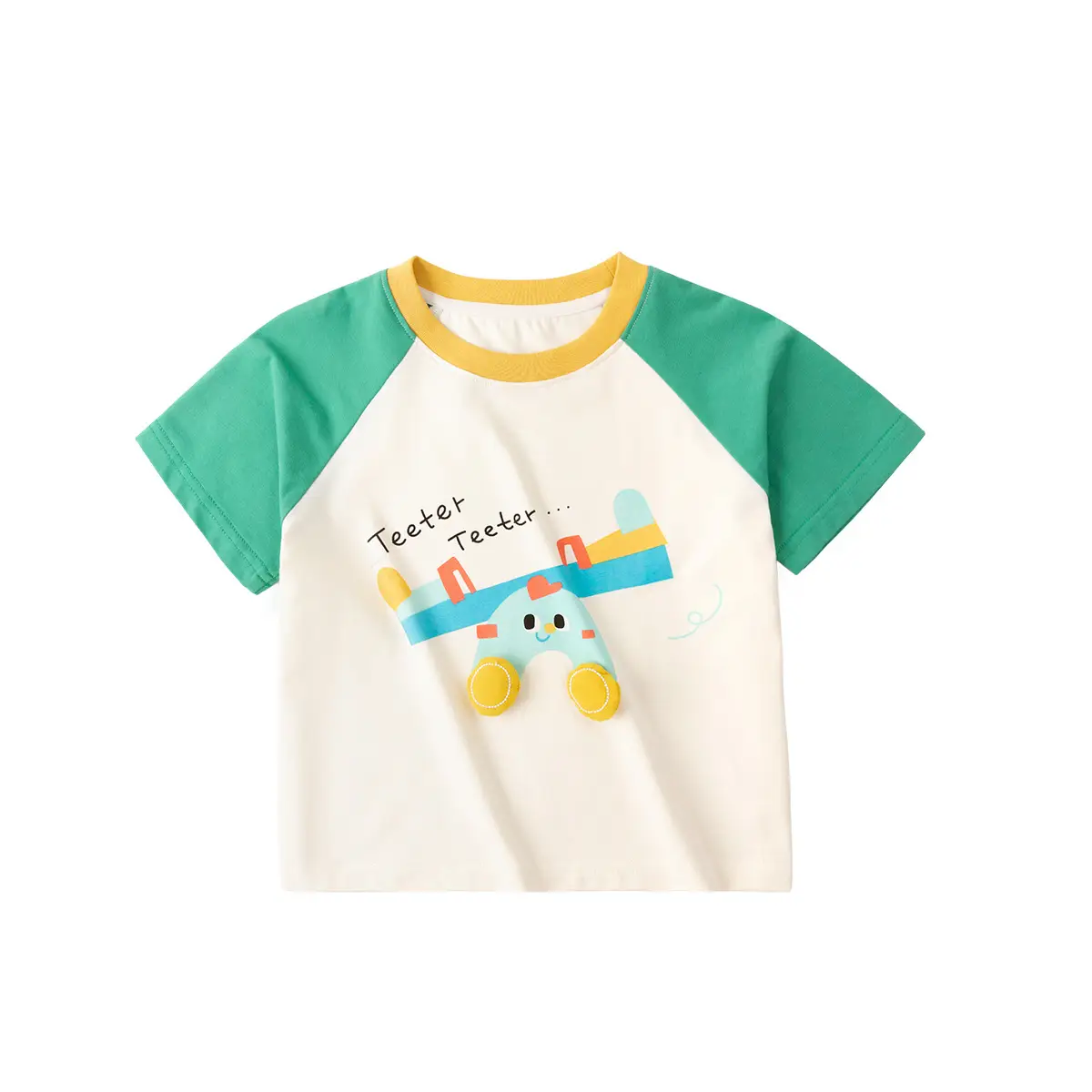 Dudu Boys T-shirt Pink Sleeve Summer New Baby T-shirt - Image 9