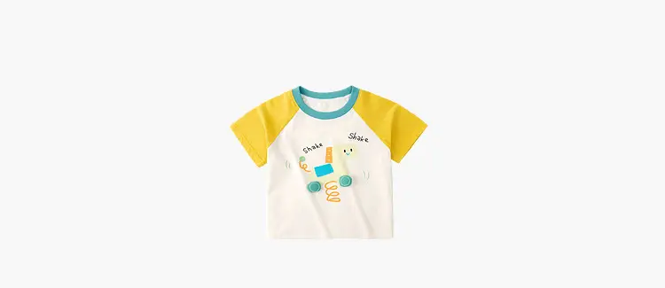 Dudu Boys T-shirt Pink Sleeve Summer New Baby T-shirt — feature 11