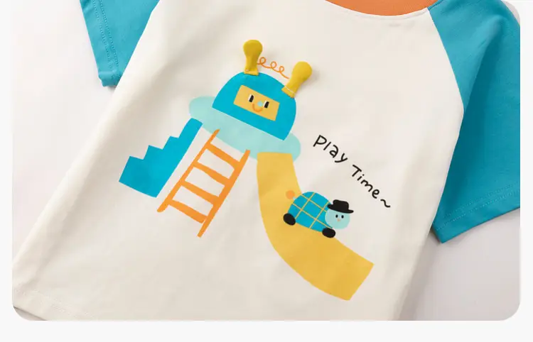 Dudu Boys T-shirt Pink Sleeve Summer New Baby T-shirt — feature 20