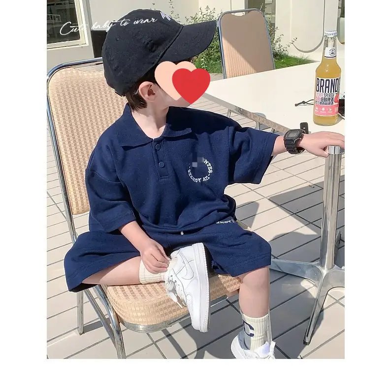 Boys' Navy Blue Summer Suit 2024 New — feature 13