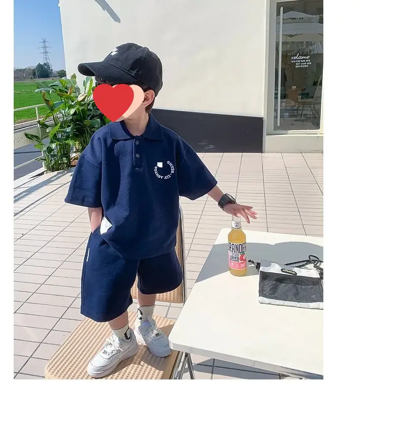 Boys' Navy Blue Summer Suit 2024 New — feature 15