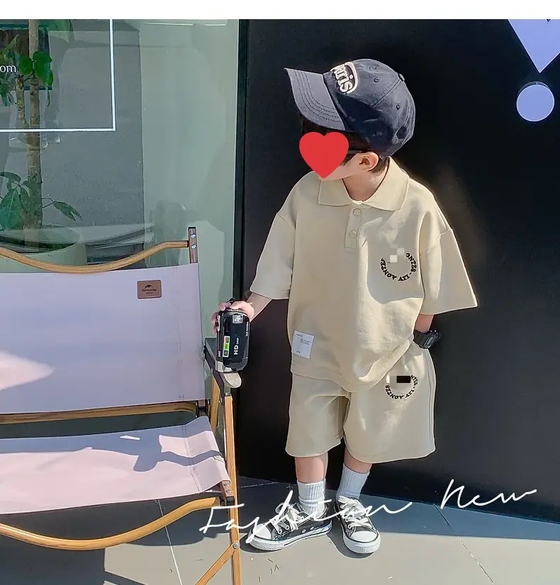 Boys' Navy Blue Summer Suit 2024 New — feature 3