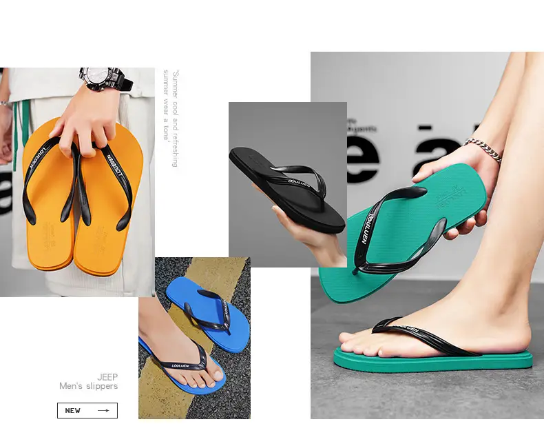 Dropshipping Men's Slippers Summer New Anti-Slip Outdoor Leisure Flip-Flops Vietnamese Flip-Flops Beach Soft-Soled Sandals — feature 2