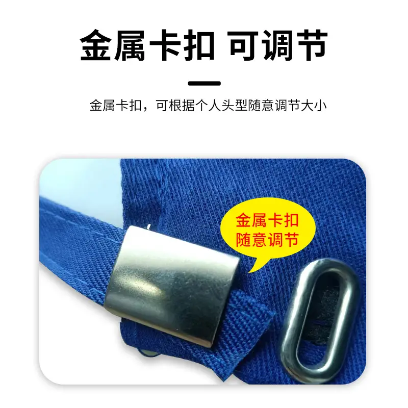 Blue Lightweight Safety Cap with Anti-Collision Design - Image 7