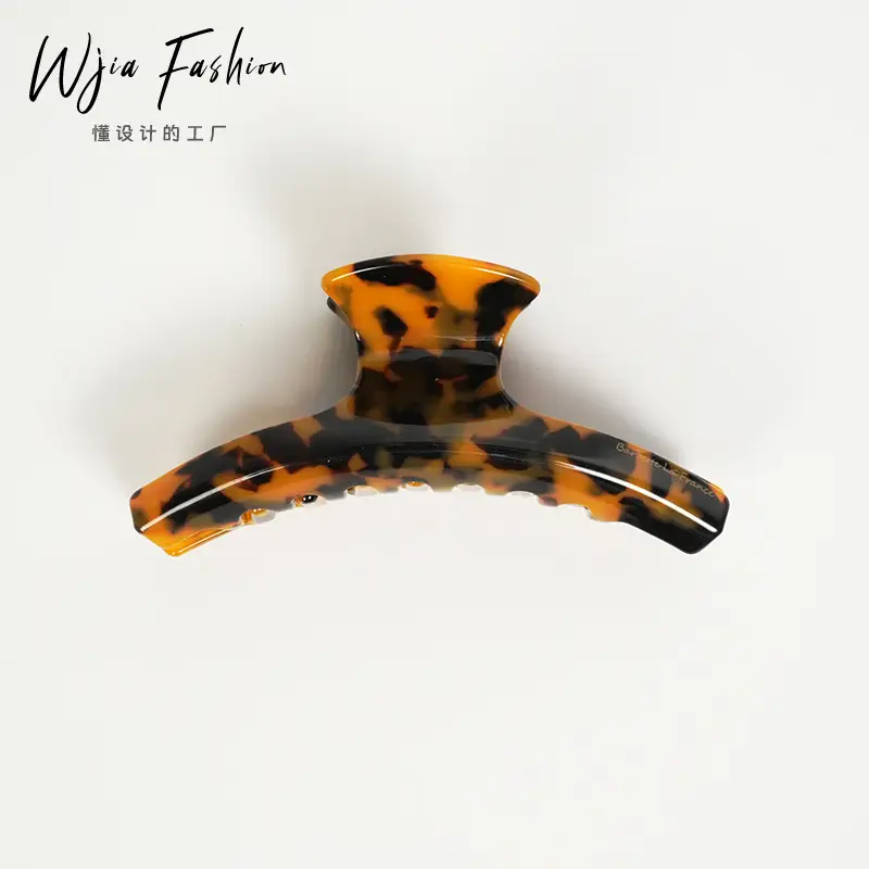 Leopard Print Curved Hair Clip for Girls — feature 10