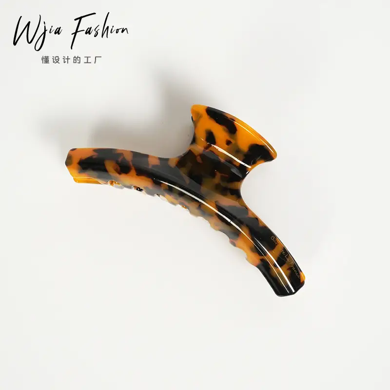 Leopard Print Curved Hair Clip for Girls — feature 11