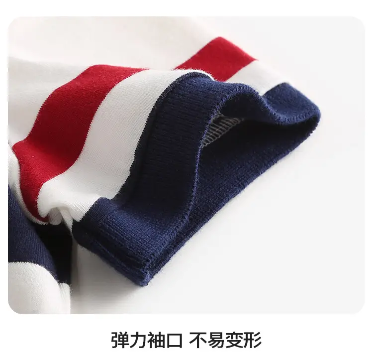 Kids Teddy Teddy Printed Polo Shirt Dark Blue Short Sleeve — feature 21