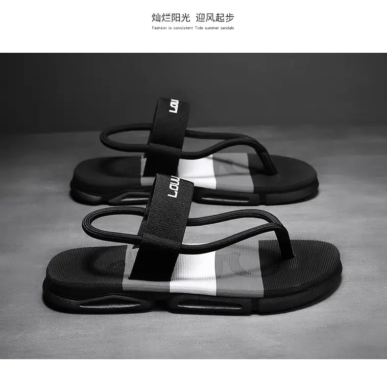 Cross-Border Sandals for Men 2024 Summer Flip-Flops Two-Wear Slippers for Men Beach Flip-Flops Outdoor Fashion Sandals — feature 11