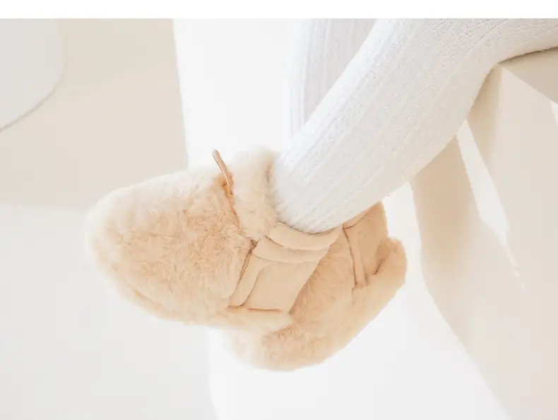 Winter Fleece Lined Toddler Shoes Anti-Drop Soft Cotton — feature 10