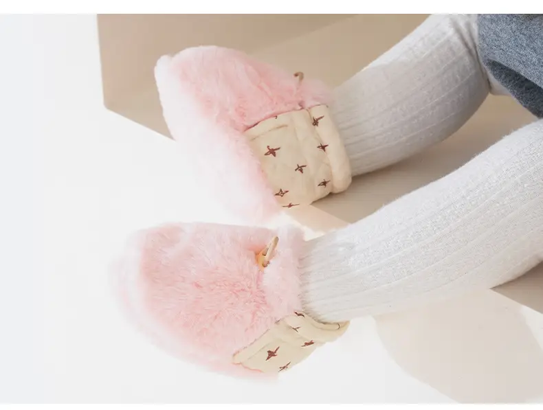 Winter Fleece Lined Toddler Shoes Anti-Drop Soft Cotton — feature 9