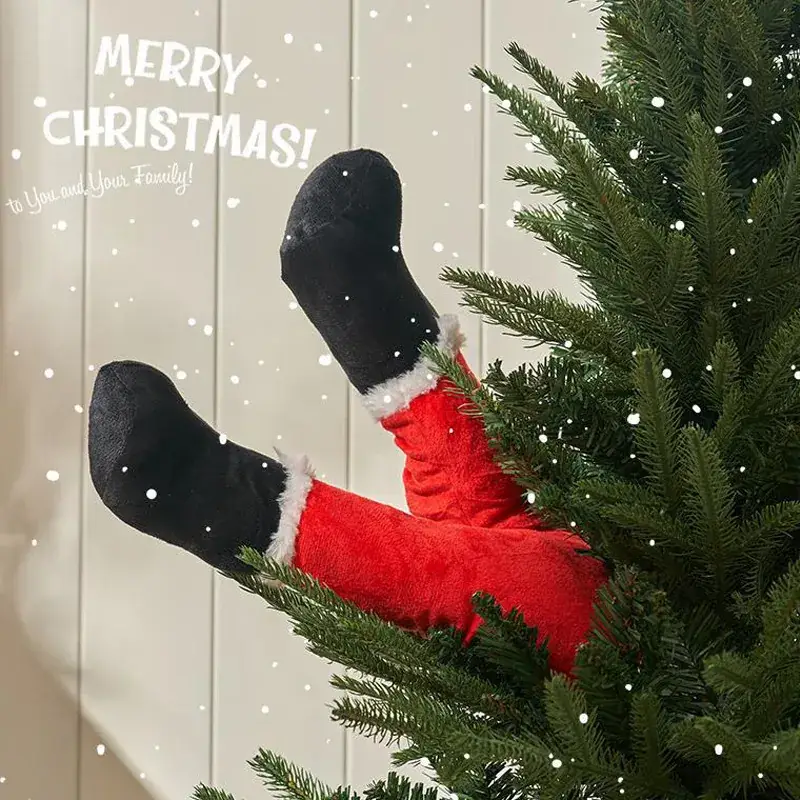 Christmas Elf Leg Pants Green Filled 42cm - Image 4