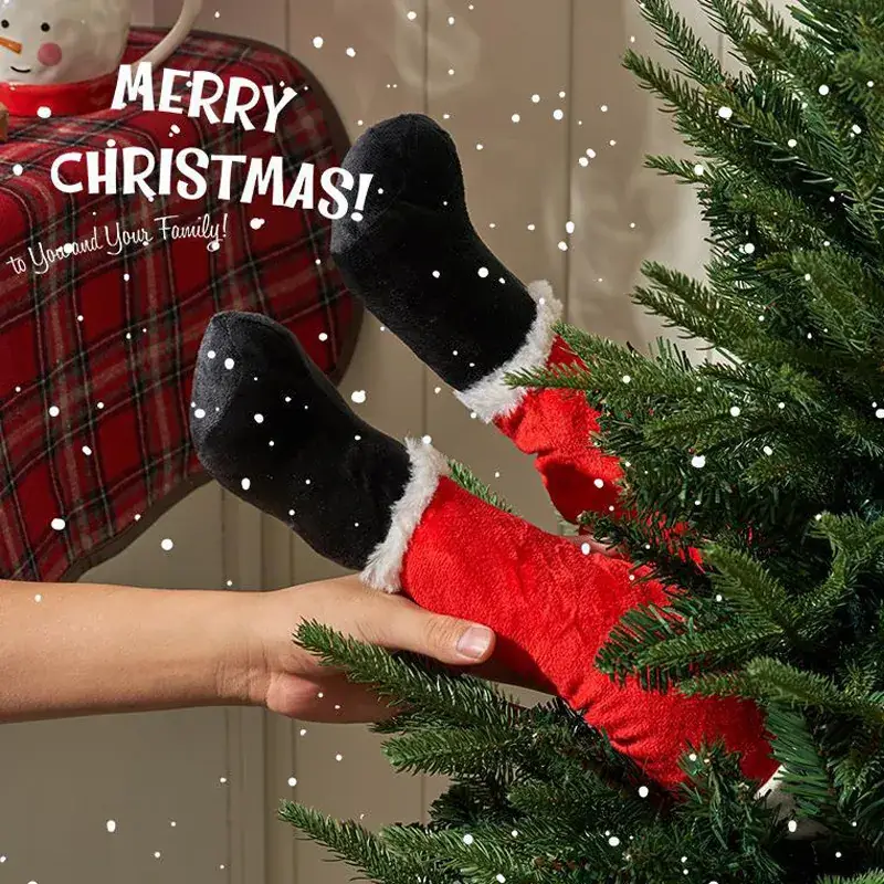 Christmas Elf Leg Pants Green Filled 42cm - Image 5
