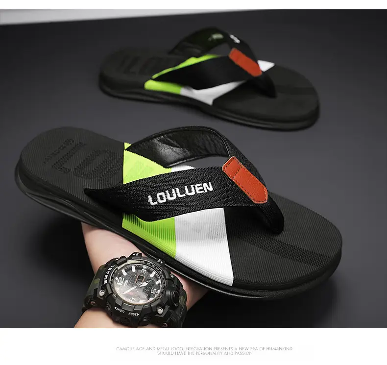2024 Men's Navy Blue Louis Vermeer Sandals Large — feature 16