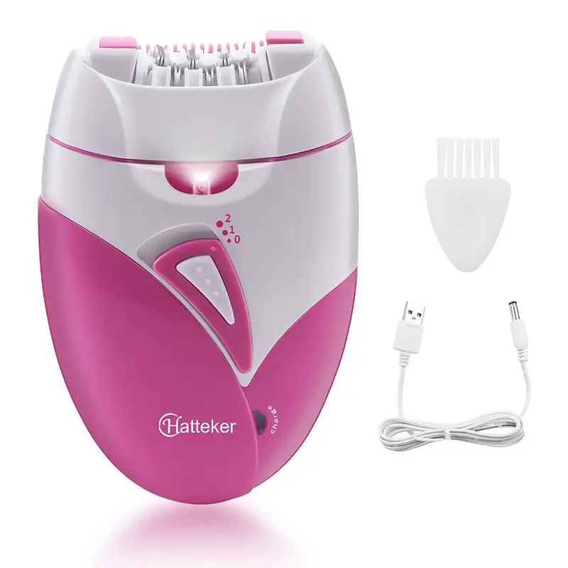 Hatteker electric hair puller clamp wheel type shaver for men and women USB rechargeable depilator with light cross-border - Image 6