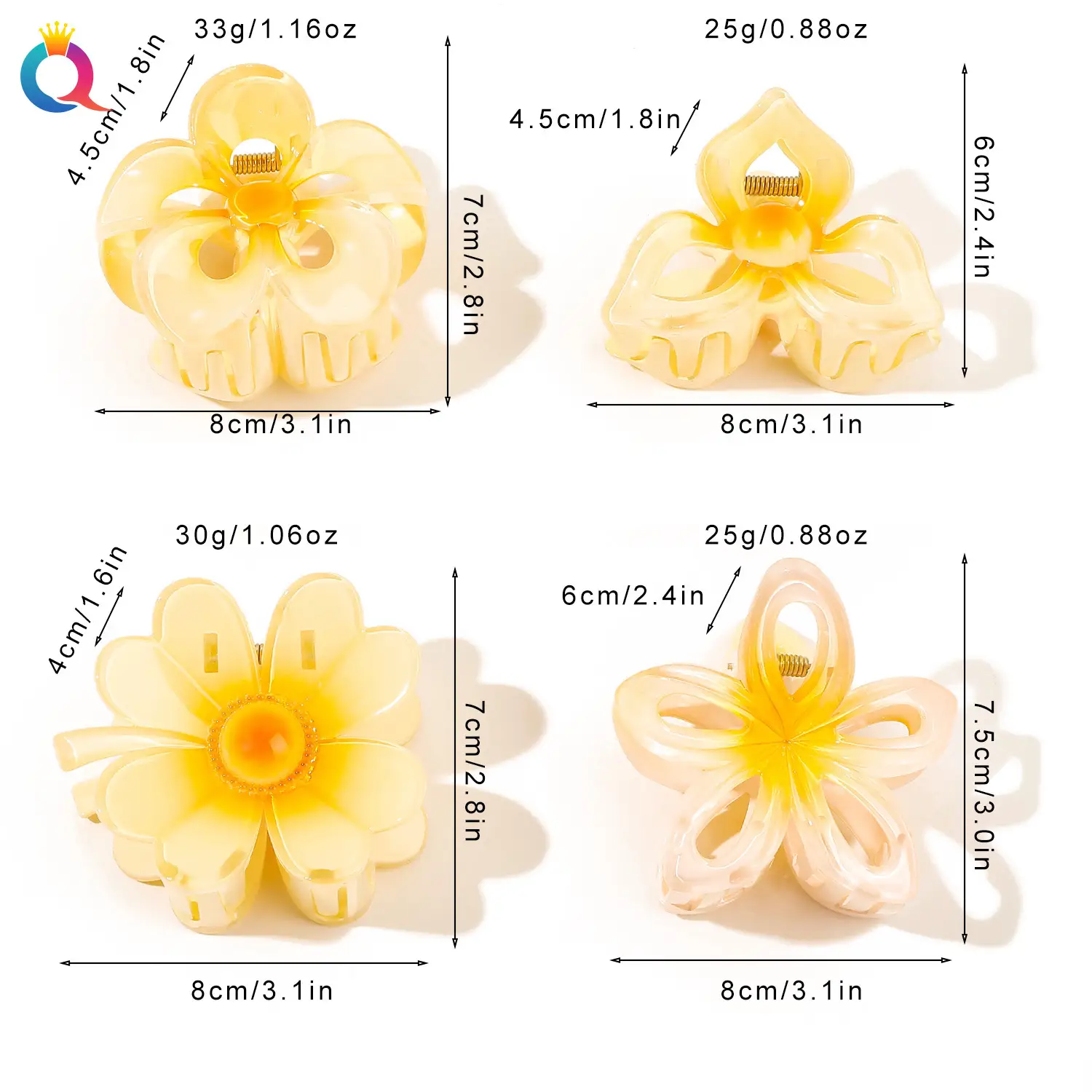 Golden 4-Leg Clover Hairpin for Women — feature 14