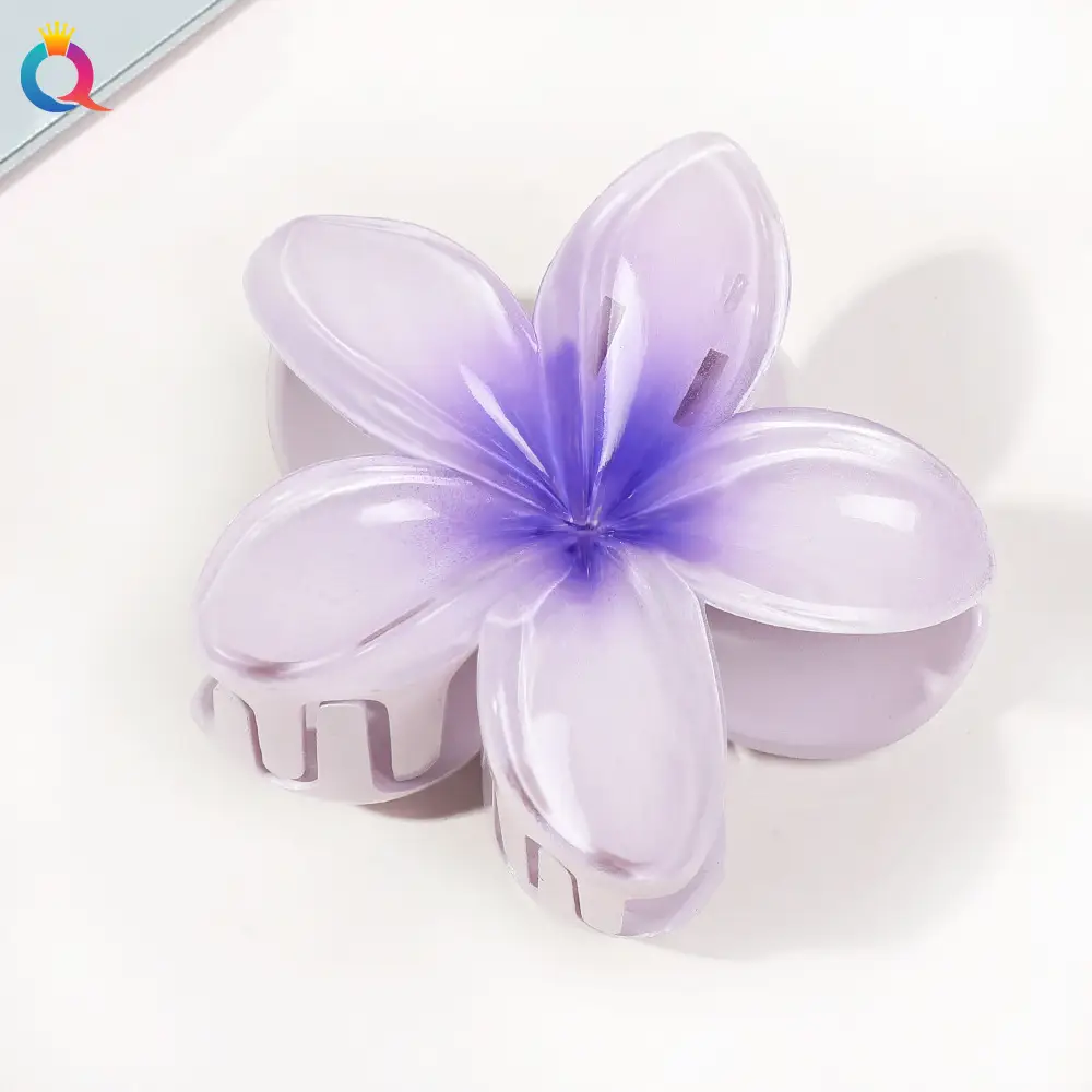 Egg flower clip-smoked purple