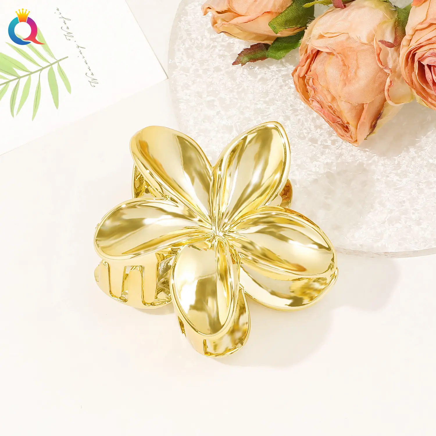 Golden 4-Leg Clover Hairpin for Women - Image 40