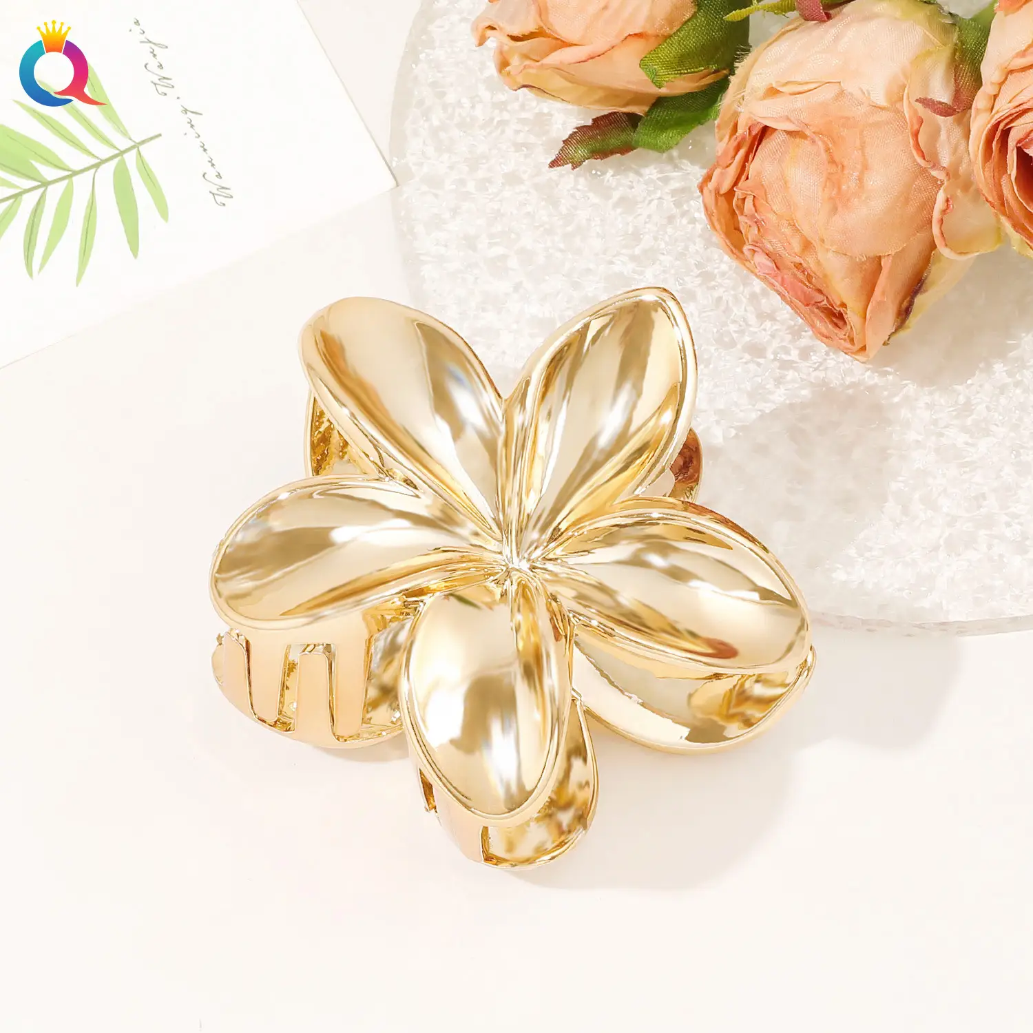 Golden 4-Leg Clover Hairpin for Women - Image 41