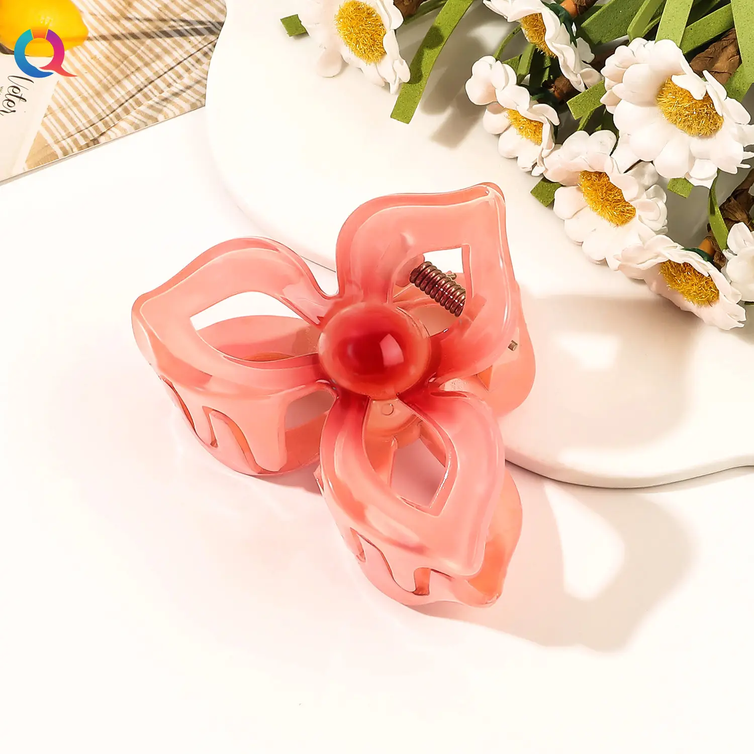 Golden 4-Leg Clover Hairpin for Women - Image 15
