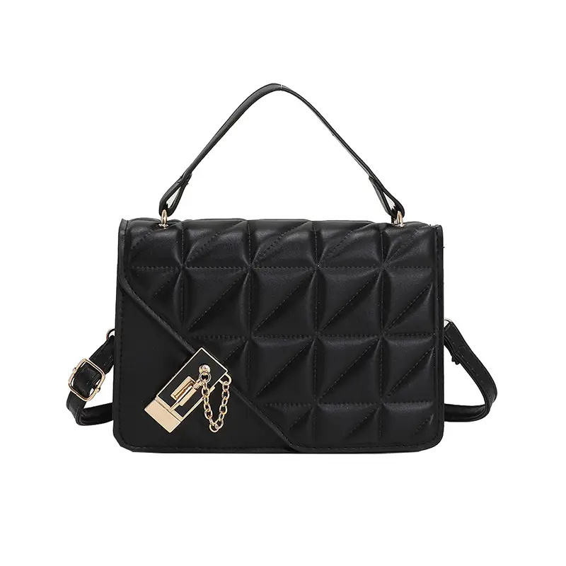 Women's Pink Quilted Shoulder Bag 2022 Fashion - Image 11