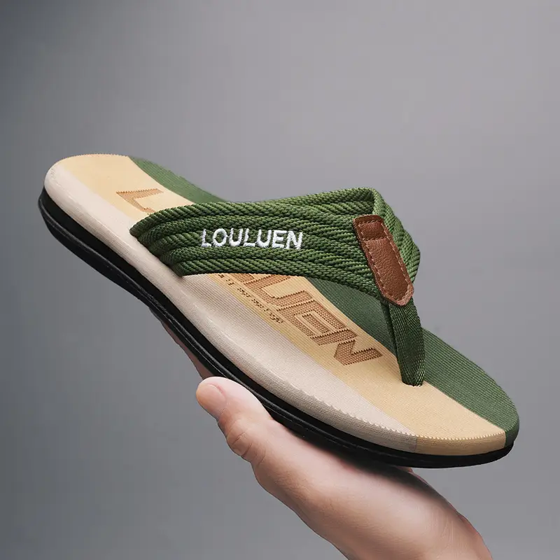 2024 Summer Slippers for Men, Trendy Casual Beach Shoes for Men, Flip-Flops for Home, Non-Slip Sandals - Image 6