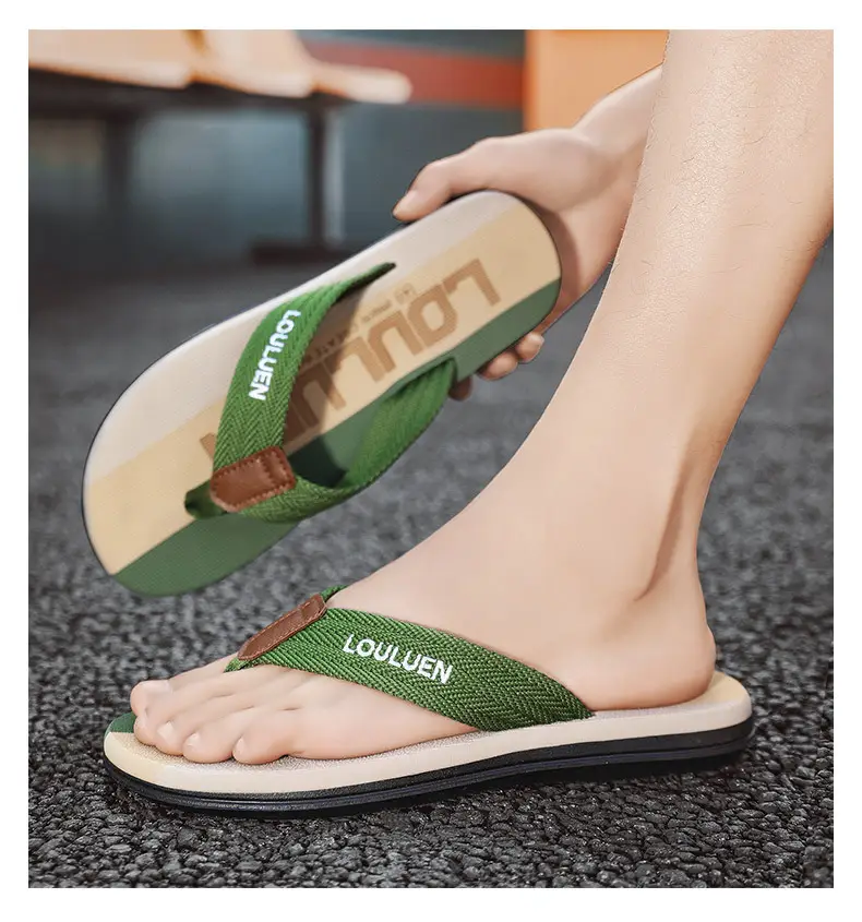 2024 Summer Slippers for Men, Trendy Casual Beach Shoes for Men, Flip-Flops for Home, Non-Slip Sandals — feature 13