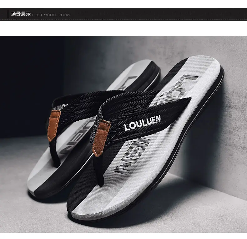 2024 Summer Slippers for Men, Trendy Casual Beach Shoes for Men, Flip-Flops for Home, Non-Slip Sandals — feature 16