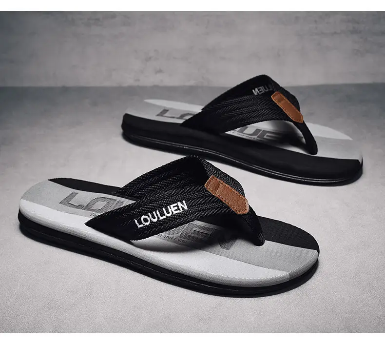 2024 Summer Slippers for Men, Trendy Casual Beach Shoes for Men, Flip-Flops for Home, Non-Slip Sandals — feature 17