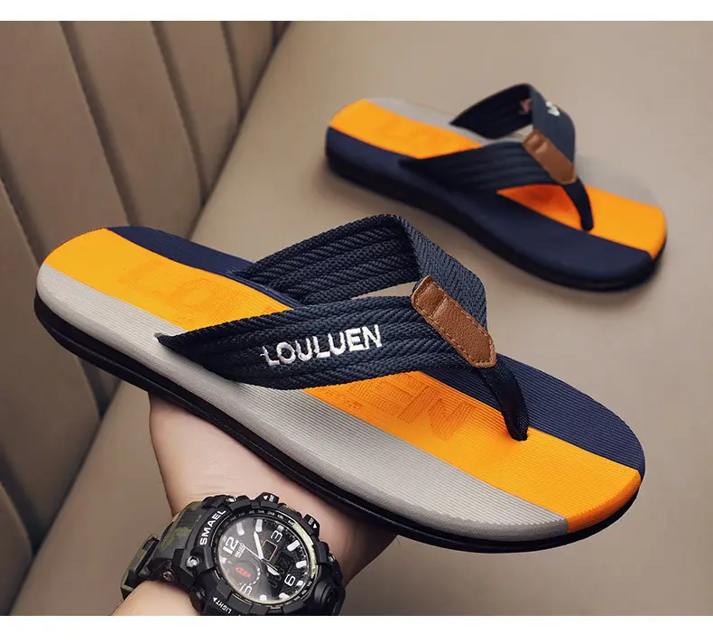 2024 Summer Slippers for Men, Trendy Casual Beach Shoes for Men, Flip-Flops for Home, Non-Slip Sandals — feature 20