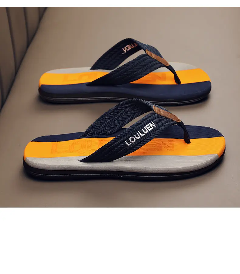 2024 Summer Slippers for Men, Trendy Casual Beach Shoes for Men, Flip-Flops for Home, Non-Slip Sandals — feature 21