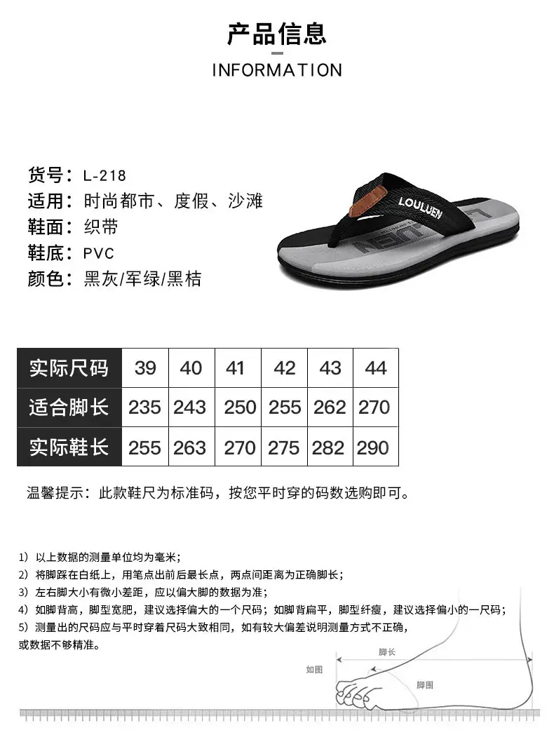 2024 Summer Slippers for Men, Trendy Casual Beach Shoes for Men, Flip-Flops for Home, Non-Slip Sandals — feature 3