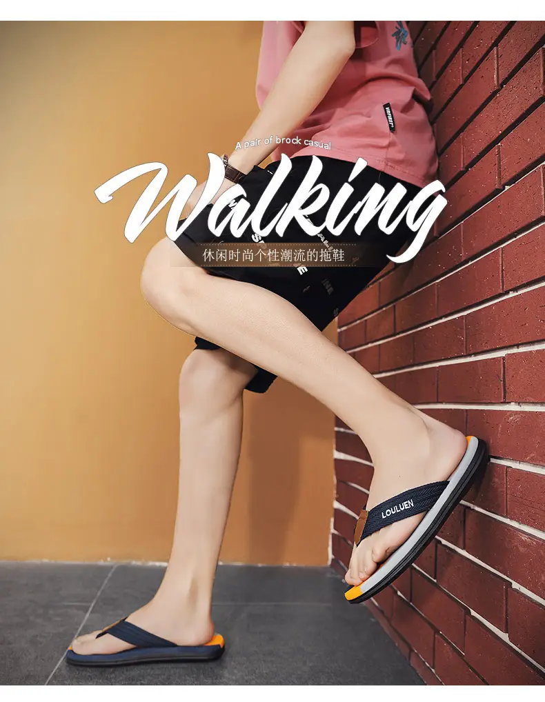 2024 Summer Slippers for Men, Trendy Casual Beach Shoes for Men, Flip-Flops for Home, Non-Slip Sandals — feature 5