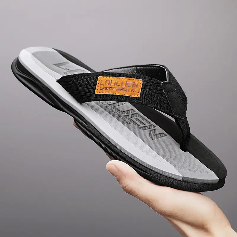 2024 Summer Large Size Men's Flip-Flops for Outer Wear Flip-Flops Beach Shoes Casual Trendy Non-Slip Fashion Sandals for Men - Image 6