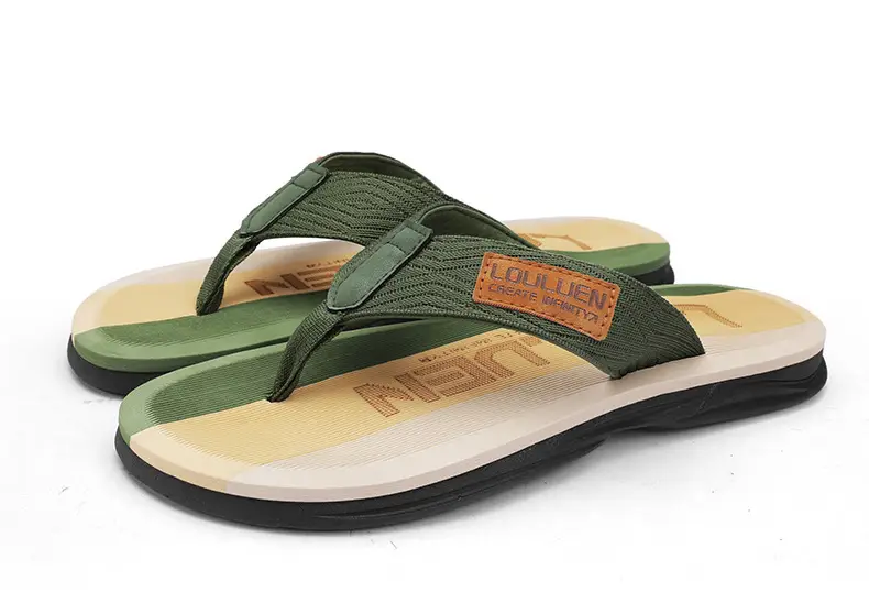 2024 Summer Large Size Men's Flip-Flops for Outer Wear Flip-Flops Beach Shoes Casual Trendy Non-Slip Fashion Sandals for Men — feature 23
