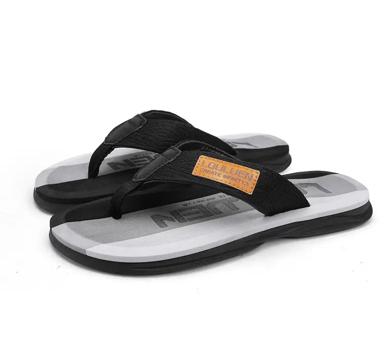 2024 Summer Large Size Men's Flip-Flops for Outer Wear Flip-Flops Beach Shoes Casual Trendy Non-Slip Fashion Sandals for Men — feature 24