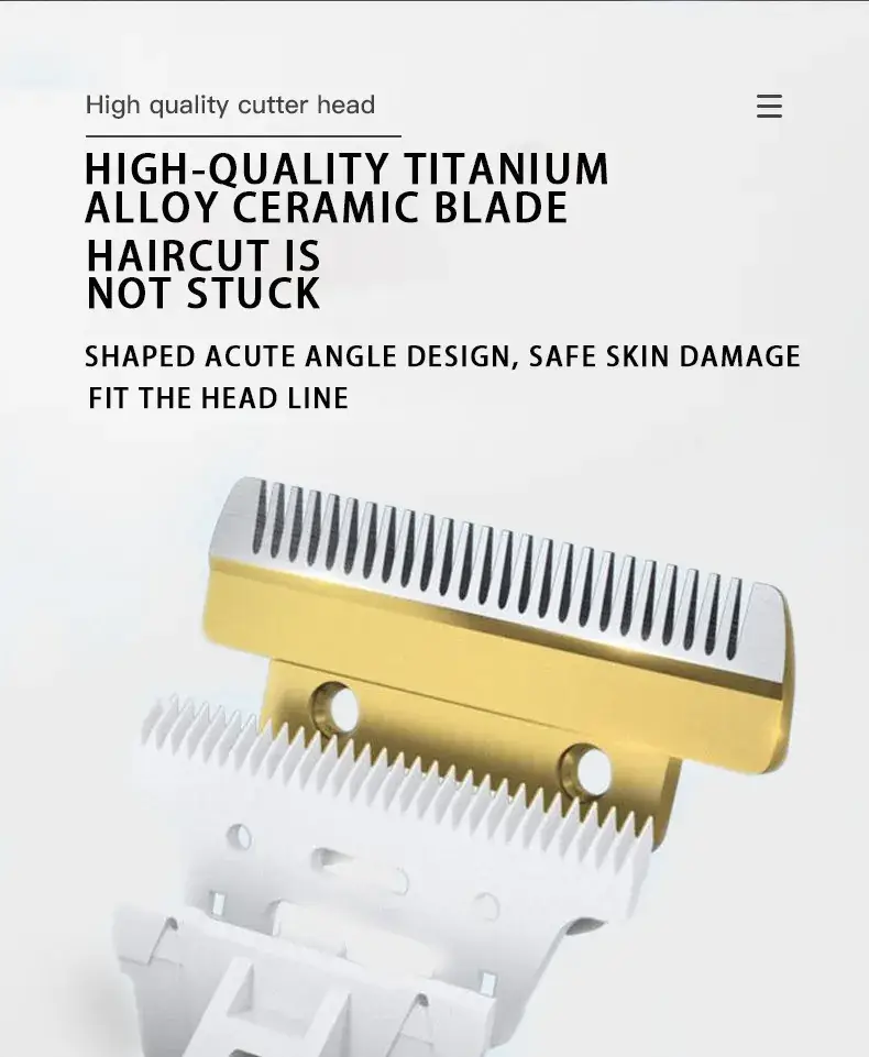 Pet Electric Clipper for Dogs & Cats with Adjustable Blades — feature 4