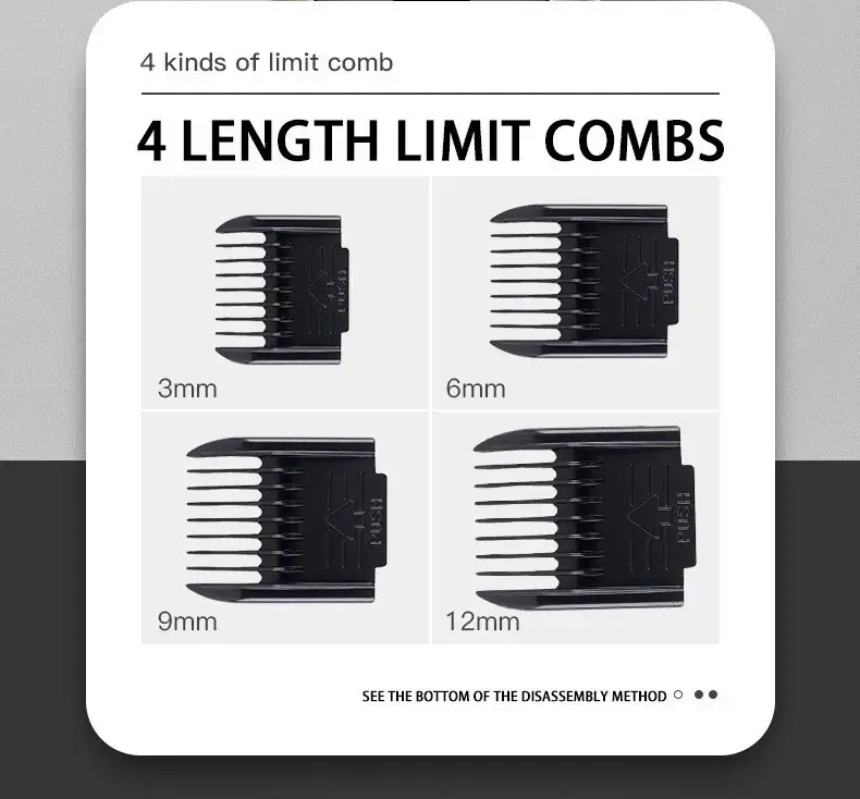 Pet Electric Clipper for Dogs & Cats with Adjustable Blades — feature 8