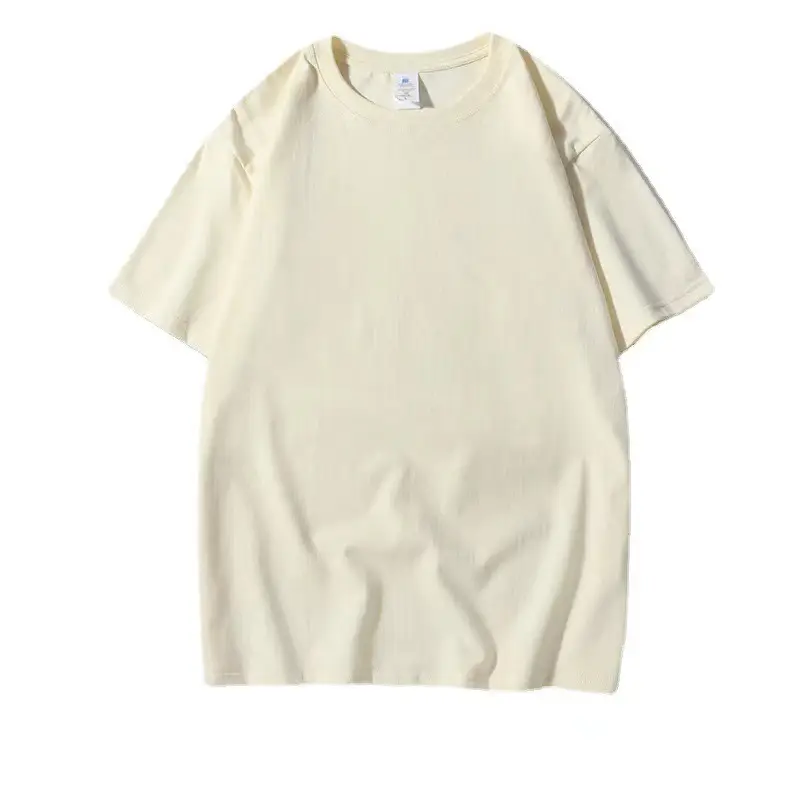 Black Heavy Combed Cotton Round Neck T-Shirt - Image 2