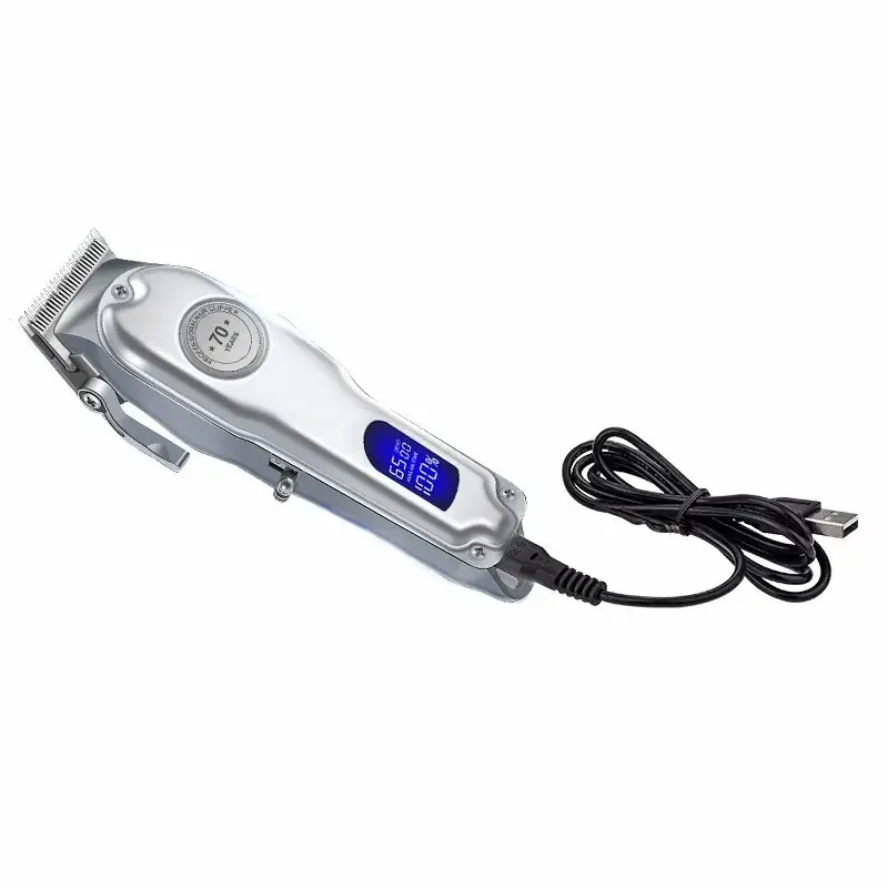 Rechargeable Electric Hair Clipper with Retro Oil Head - Image 5