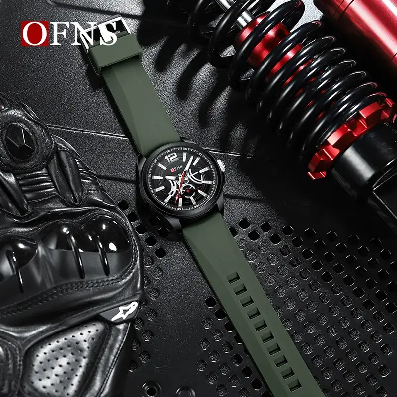 Men's Sports Silicone Strap Luminous Quartz Watch - Image 8