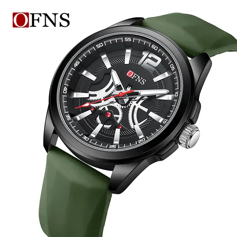 Men's Sports Silicone Strap Luminous Quartz Watch - Image 11