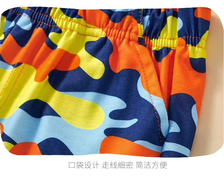 Children's Camouflage Short-Sleeve Suit 2025 Summer — feature 16