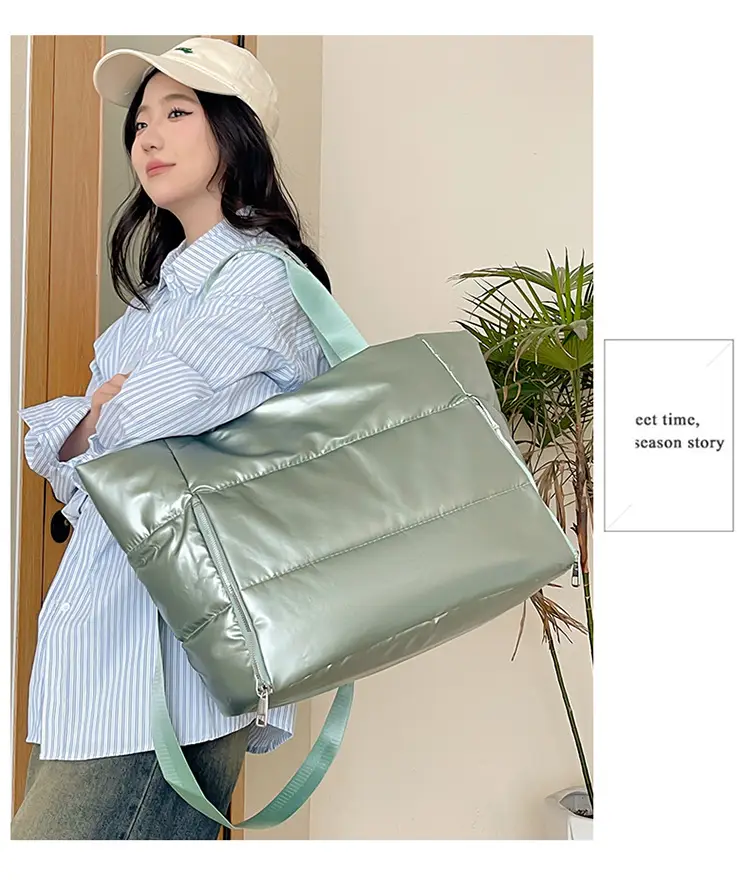 Pink Waterproof Travel Yoga Bag with Zip Pockets — feature 30