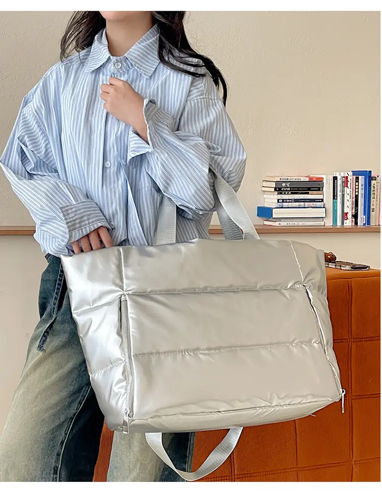 Pink Waterproof Travel Yoga Bag with Zip Pockets — feature 34