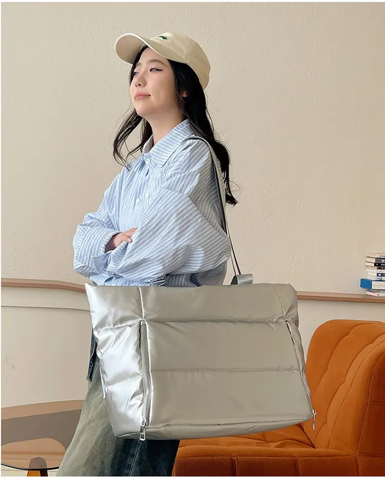 Pink Waterproof Travel Yoga Bag with Zip Pockets — feature 35
