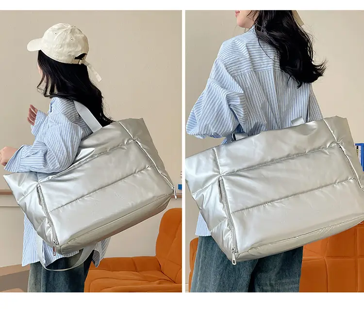 Pink Waterproof Travel Yoga Bag with Zip Pockets — feature 37
