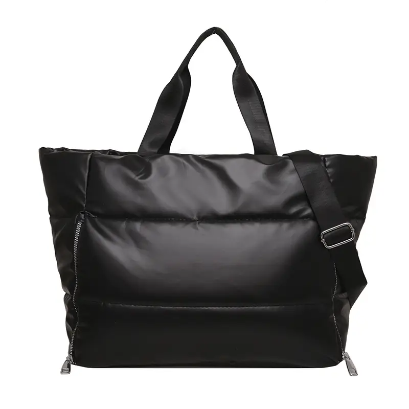 Pink Waterproof Travel Yoga Bag with Zip Pockets - Image 2