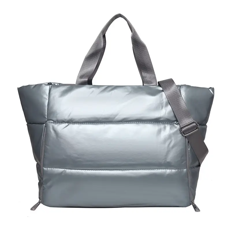 Pink Waterproof Travel Yoga Bag with Zip Pockets - Image 3