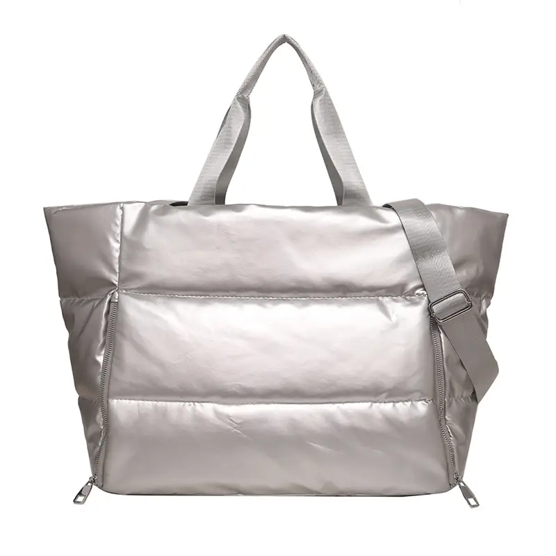 Pink Waterproof Travel Yoga Bag with Zip Pockets - Image 5